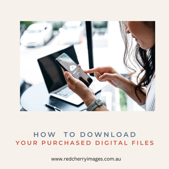 Downloading your Digital files